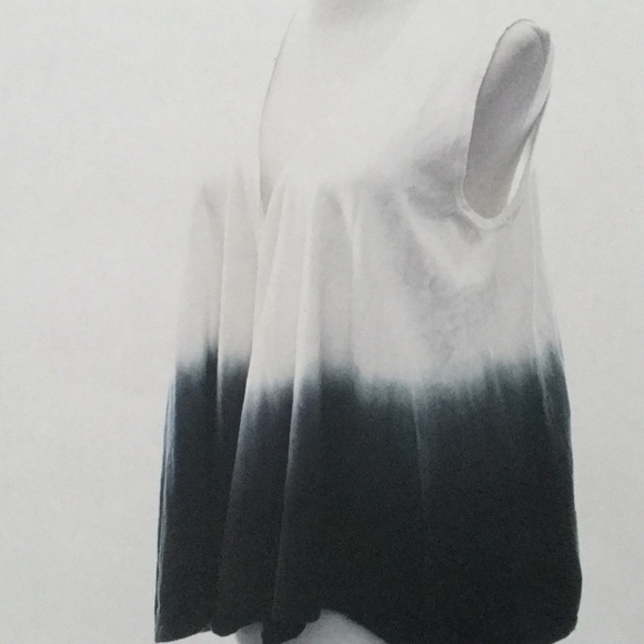 WD.NY - Ombré Open Front Sleeveless Pink Sweater - Picture 6 of 7